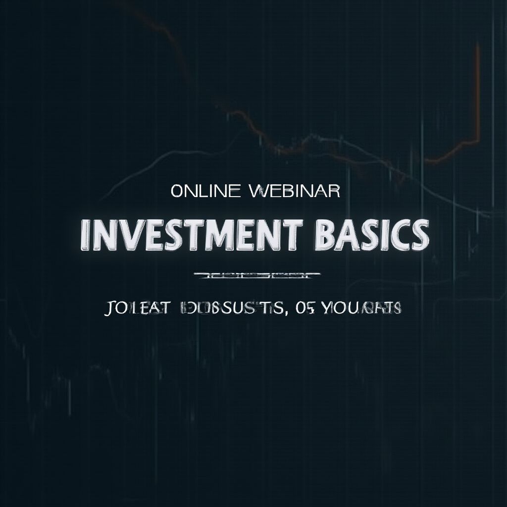 Webinar sobre conceptos básicos de inversión.